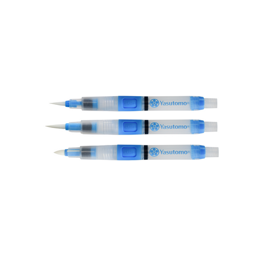 Yasutomo Niji Waterbrush Premier - Set of 3