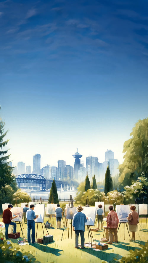 Go paint outdoors with a local artist!